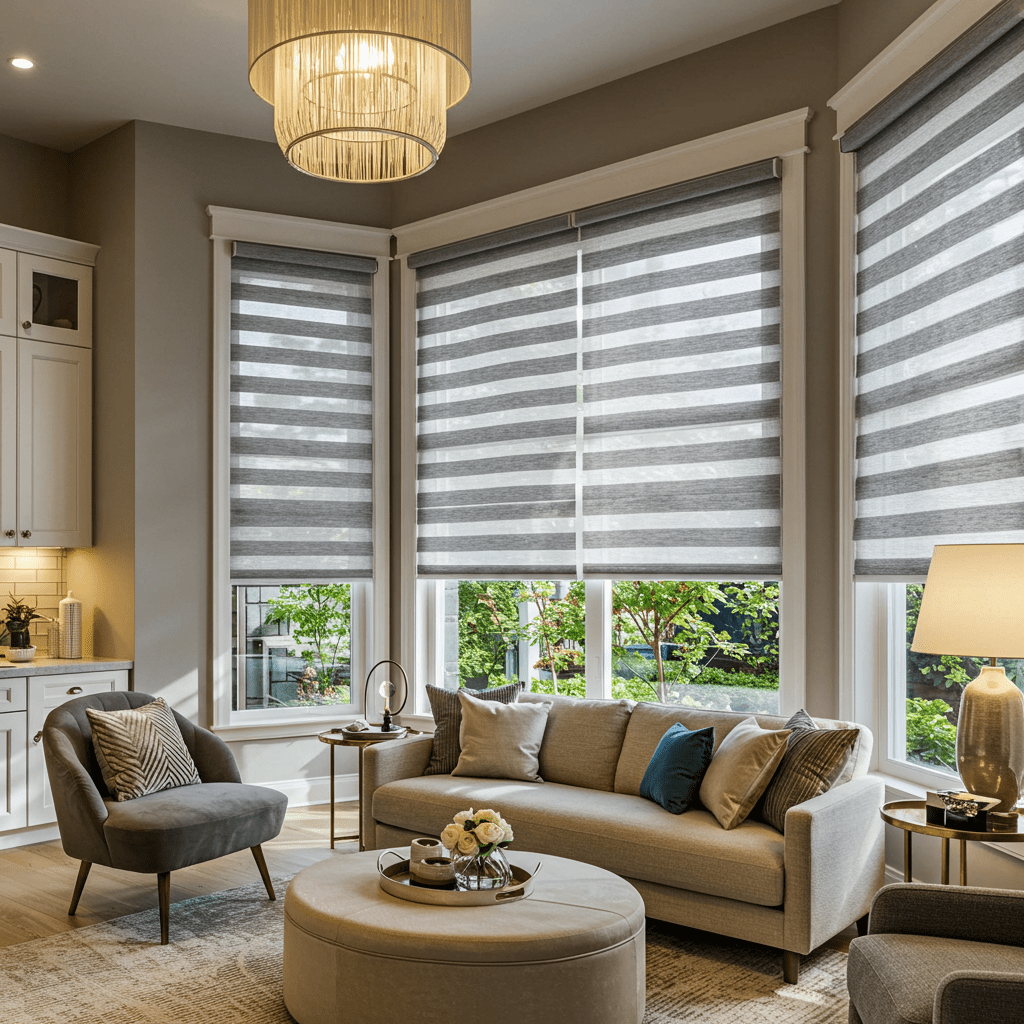 Sunny Shutter Inc. Zebra blinds